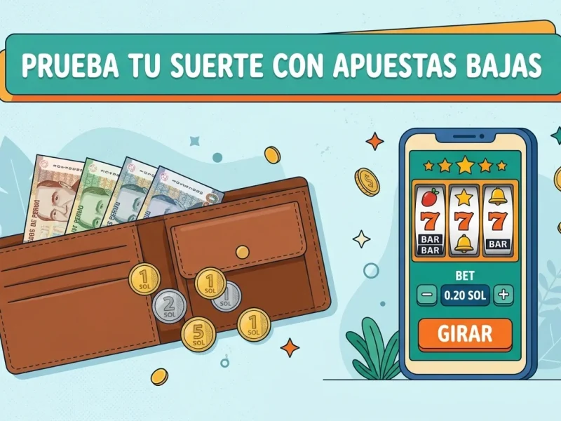 Mejores tragamonedas online para jugar con poco dinero en Perú